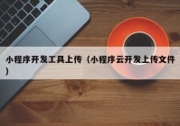 小程序开发工具上传（小程序云开发上传文件）