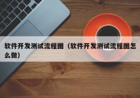 软件开发测试流程图（软件开发测试流程图怎么做）