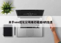 关于seo优化公司维芯磁遁8的信息