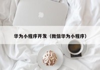 华为小程序开发（微信华为小程序）