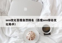 seo优化百度自然排名（百度seo排名优化助手）