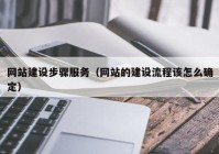 网站建设步骤服务（网站的建设流程该怎么确定）